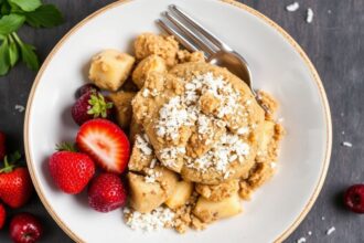 طبق كيتو مع محليات صناعية وطعم متبقٍ غريب ومرارة خفيفة