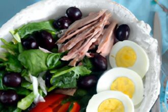 Keto Niçoise Salad with Canned Tuna: Fresh, Low-Carb Delight