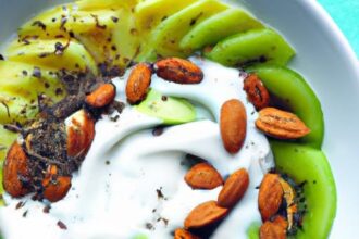 Energize Your Day: Green Keto Smoothie Bowl with Toppings