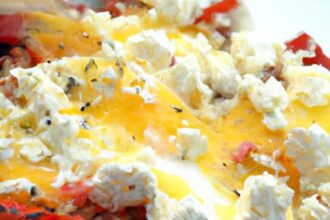 Keto Shakshuka with Feta: A Low-Carb Mediterranean Delight