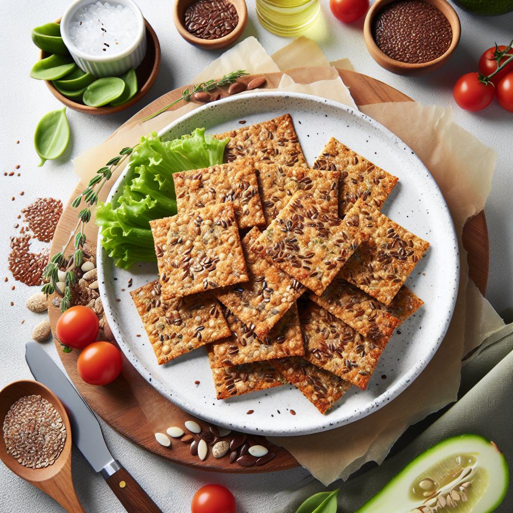 Crispy Keto Flaxseed Crackers: Quick & Easy Recipe Guide