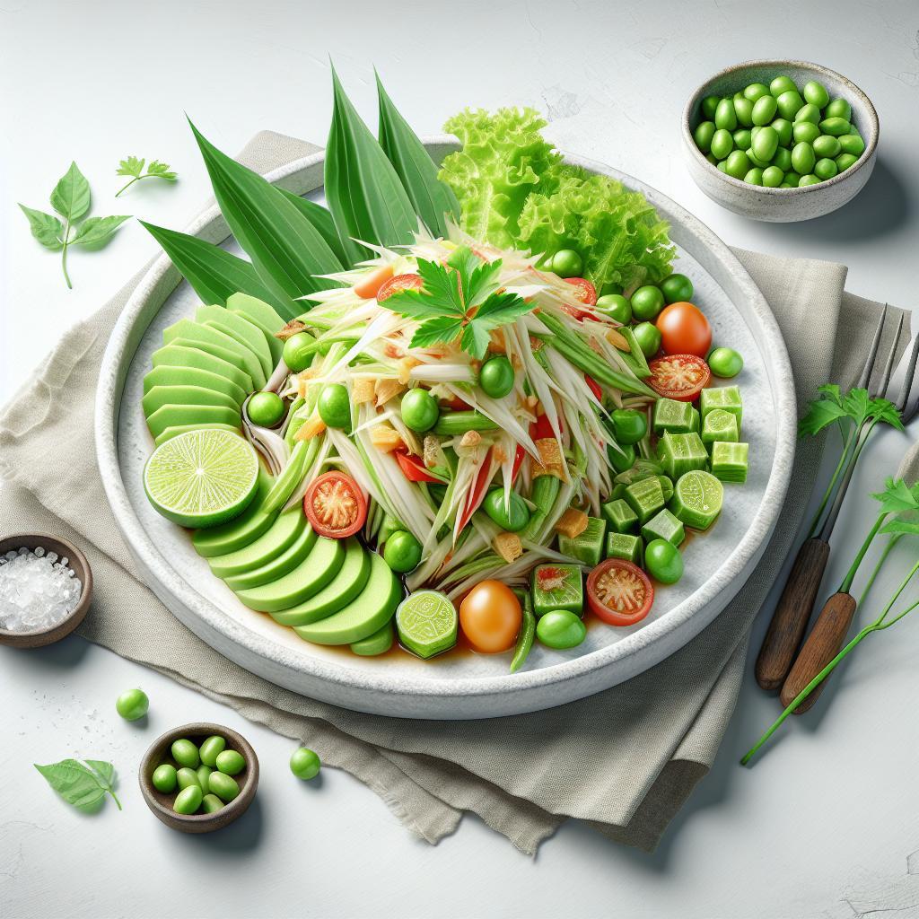 Thai Green Papaya Salad: Asia’s Zesty Culinary Treasure