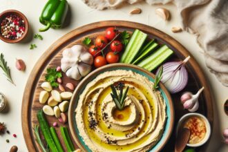 Unlock Flavor: Homemade Roasted Garlic Hummus Dip Recipe