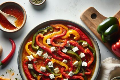 Savory Roasted Pepper and Feta Dip: A Flavorful Delight