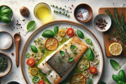 Herb-Infused Baked Halibut: A Flavorful Seafood Delight
