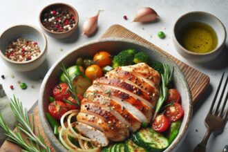 Savor Southern Comfort: Baked Rosemary Chicken Bowl Recipe