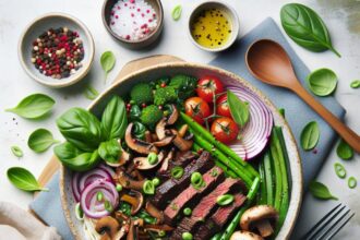 Savory Southern Beef Mushroom Bowl: Flavorful Comfort Food