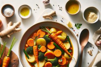 Roasted Carrot & Ginger Stew: A Warm, Zesty Delight