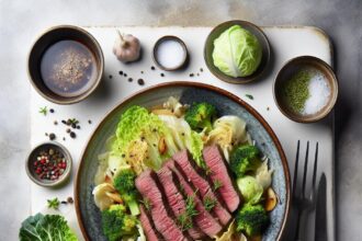 Speedy Sizzle: Quick and Tasty Beef and Cabbage Delight