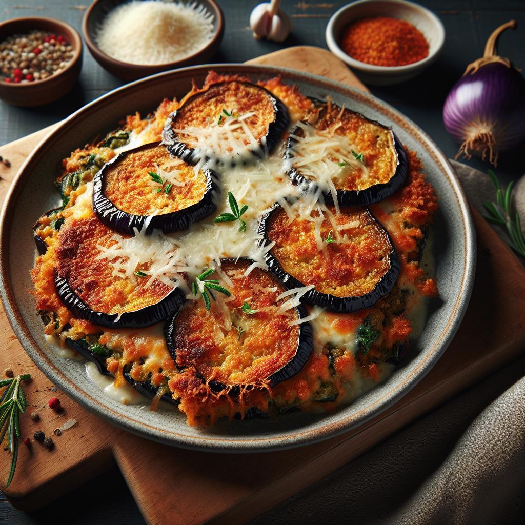 Crispy Baked Eggplant Parmesan: A Healthy Italian Classic