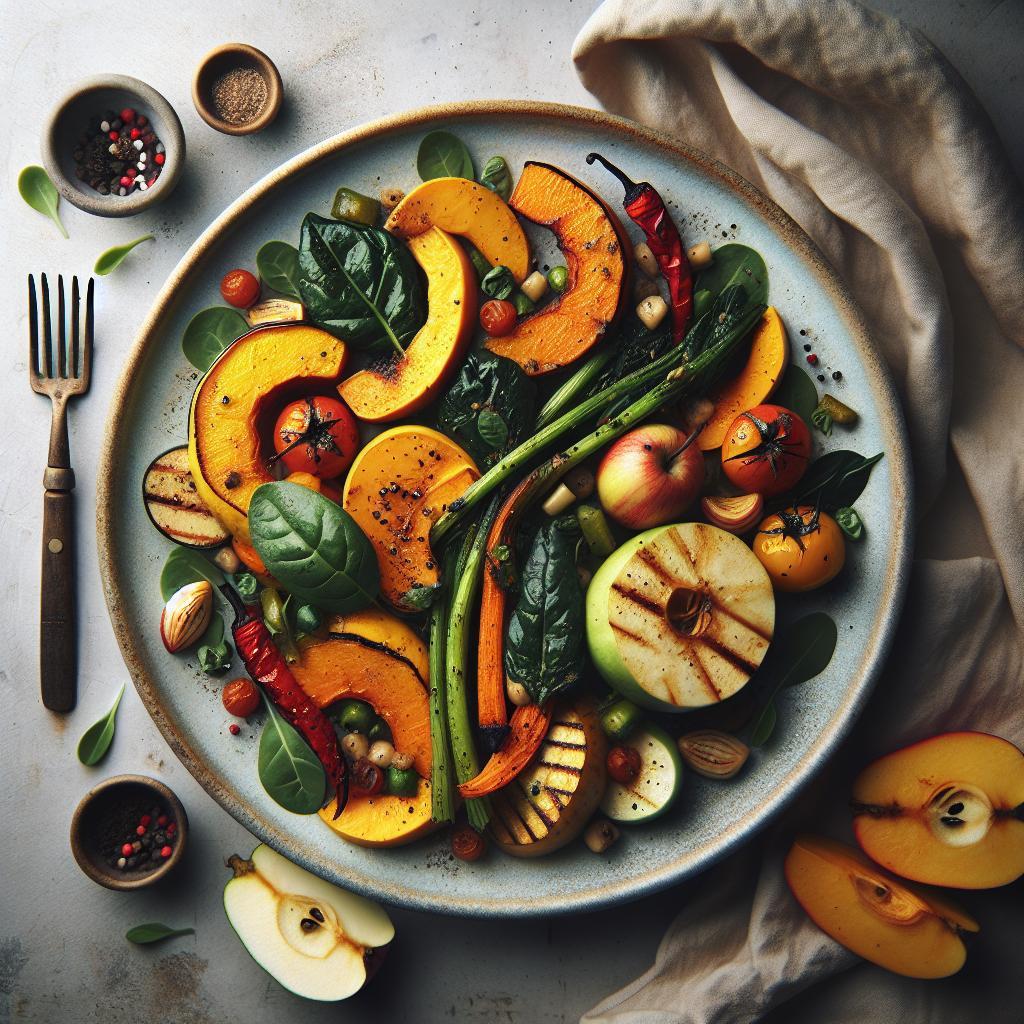 Savory Sweet Harmony: Roasted Squash and Apple Medley