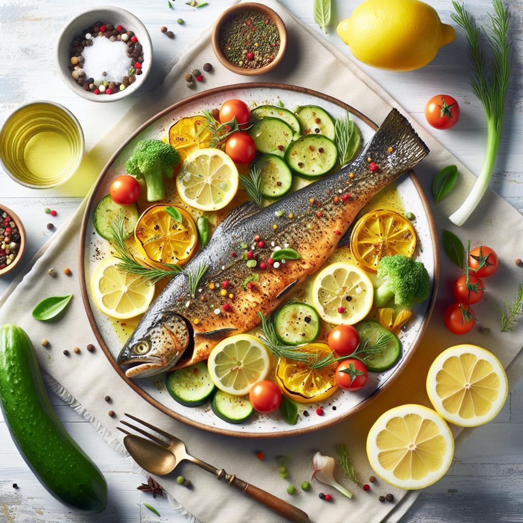 Zesty Baked Trout with Lemon: A Fresh, Flavorful Delight