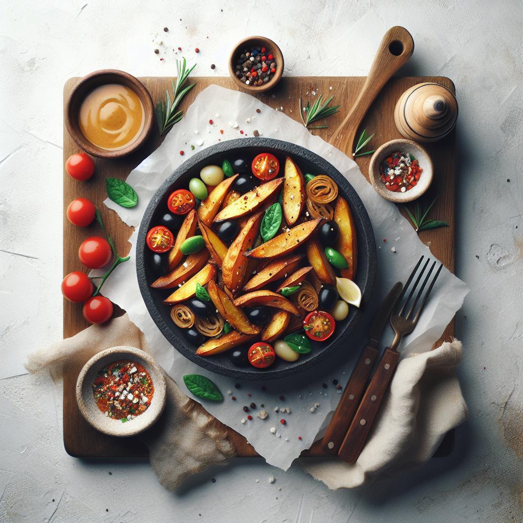 Crispy Greek Potato Wedges: A Flavorful Mediterranean Twist