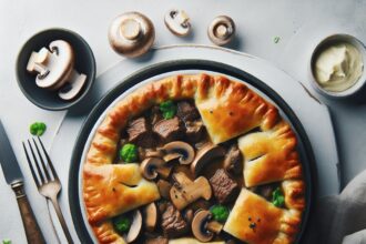 Hearty Beef and Mushroom Pot Pie: Comfort in Every Bite