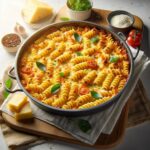 Golden Baked Fusilli Pan: A Cheesy Pasta Delight Recipe