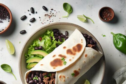 Savor the Flavor: Beef Burritos with Hearty Black Beans