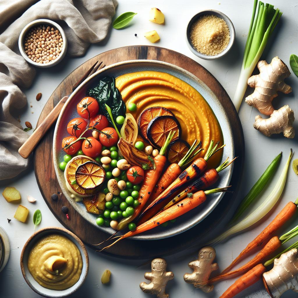 Velvety Roasted Carrot & Ginger Purée: A Zesty Comfort Classic
