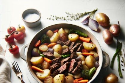Hearty One-Pot Beef and Potato Bake: Easy Comfort Meal