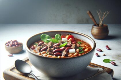 Hearty Beef and Bean Soup: A Comfort Bowl of Flavor