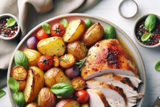 Savor the Flavor: Perfect Roasted Potato and Turkey Dish