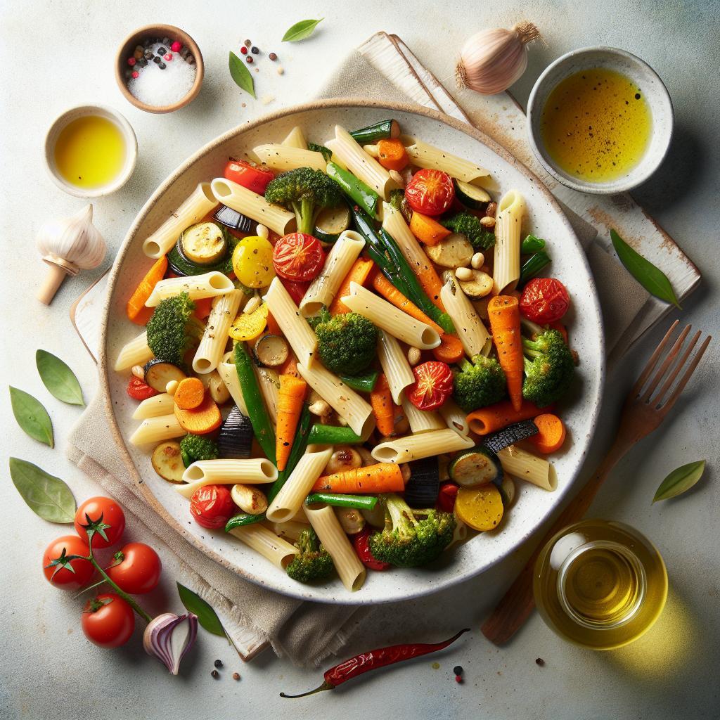 Roasted Veggie Rigatoni: A Flavor-Packed Pasta Delight
