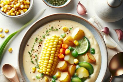 Velvety Creamy Corn and Potato Chowder: Comfort in a Bowl