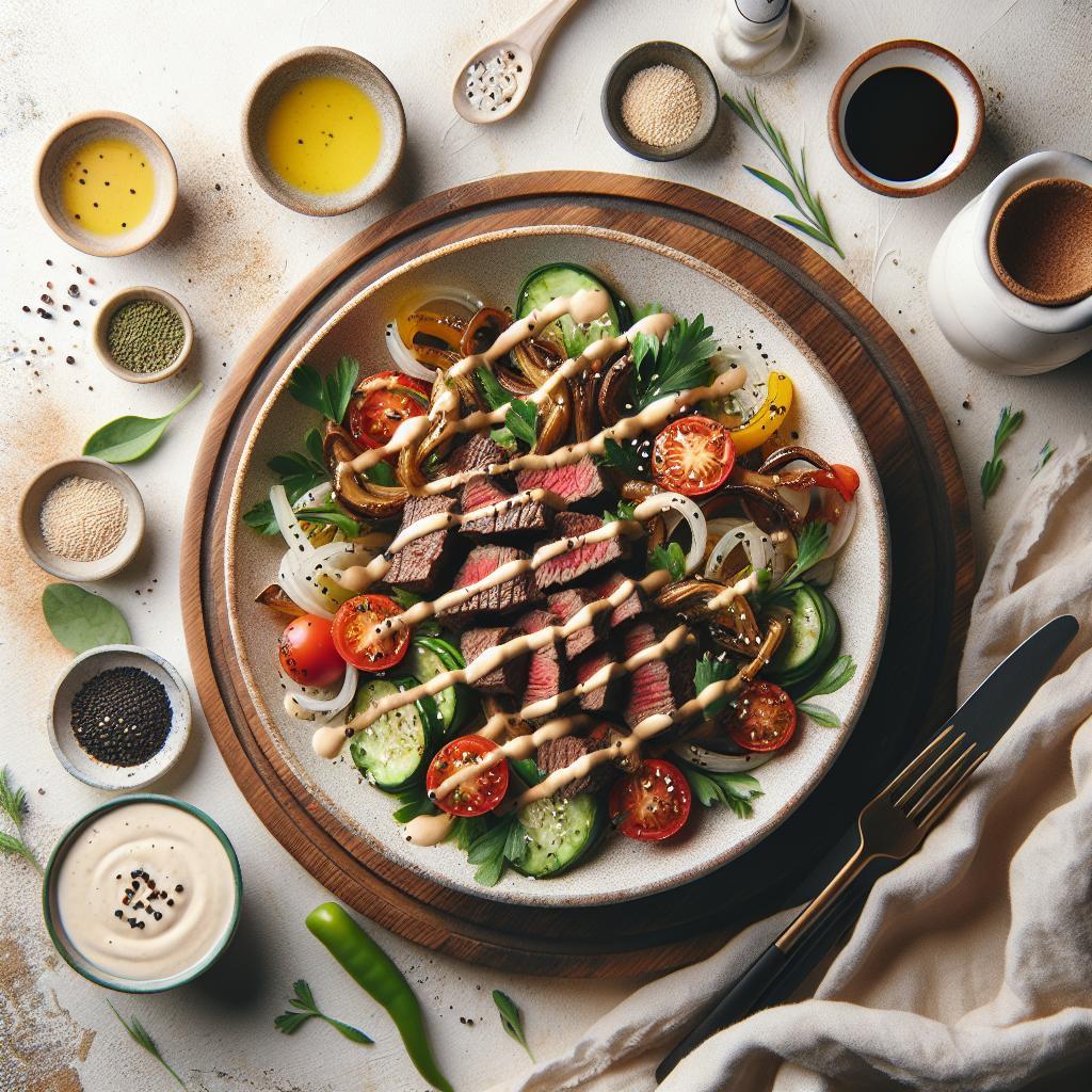 Beef Tahini Fusion: A Creamy Twist on a Savory Classic