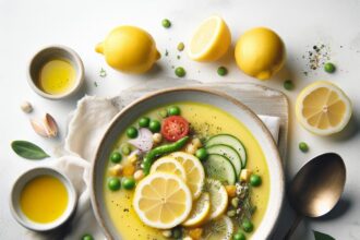 Zesty Greek Lemon Soup: A Tangy Taste of Tradition
