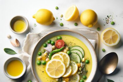 Zesty Greek Lemon Soup: A Tangy Taste of Tradition