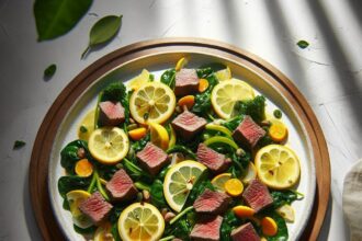 Zesty Beef Lemon Delights: A Tangy Twist on Classic Flavor