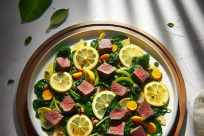 Zesty Beef Lemon Delights: A Tangy Twist on Classic Flavor