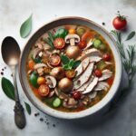 Savory Turkey and Mushroom Soup: A Hearty Comfort Bowl