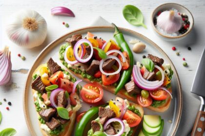 Savory Beef Bruschetta Topper: A Flavorful Twist