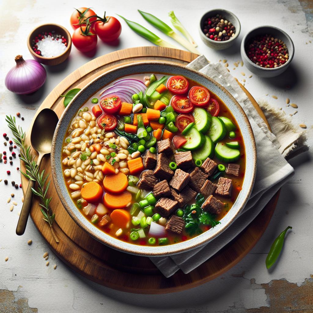 Hearty Southern Savory Beef Barley Soup Recipe to Savor