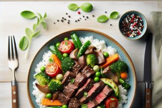 Savor the Perfect Beef and Rice Dinner: A Hearty Delight