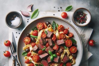 Hearty Beef Pasta with Tomato: A Savory Italian Classic