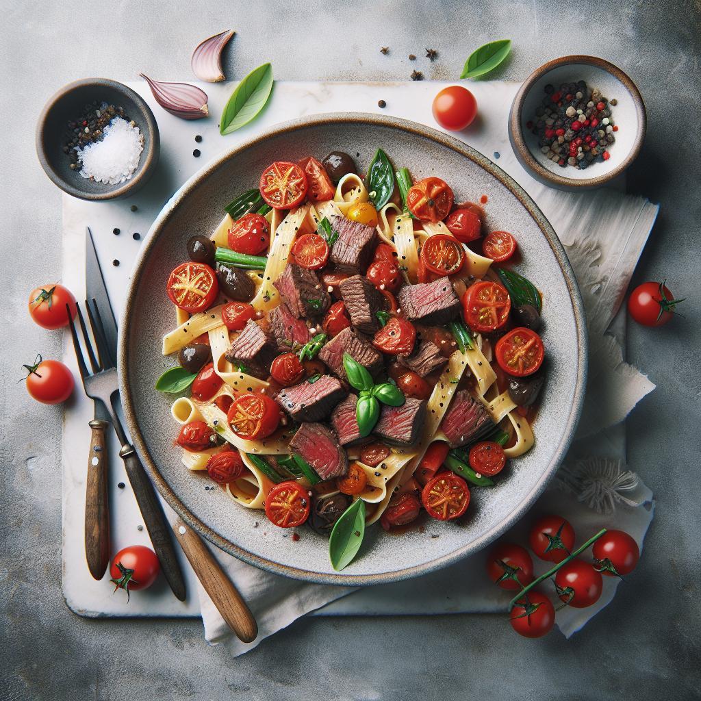 Hearty Beef Pasta with Tomato: A Savory Italian Classic