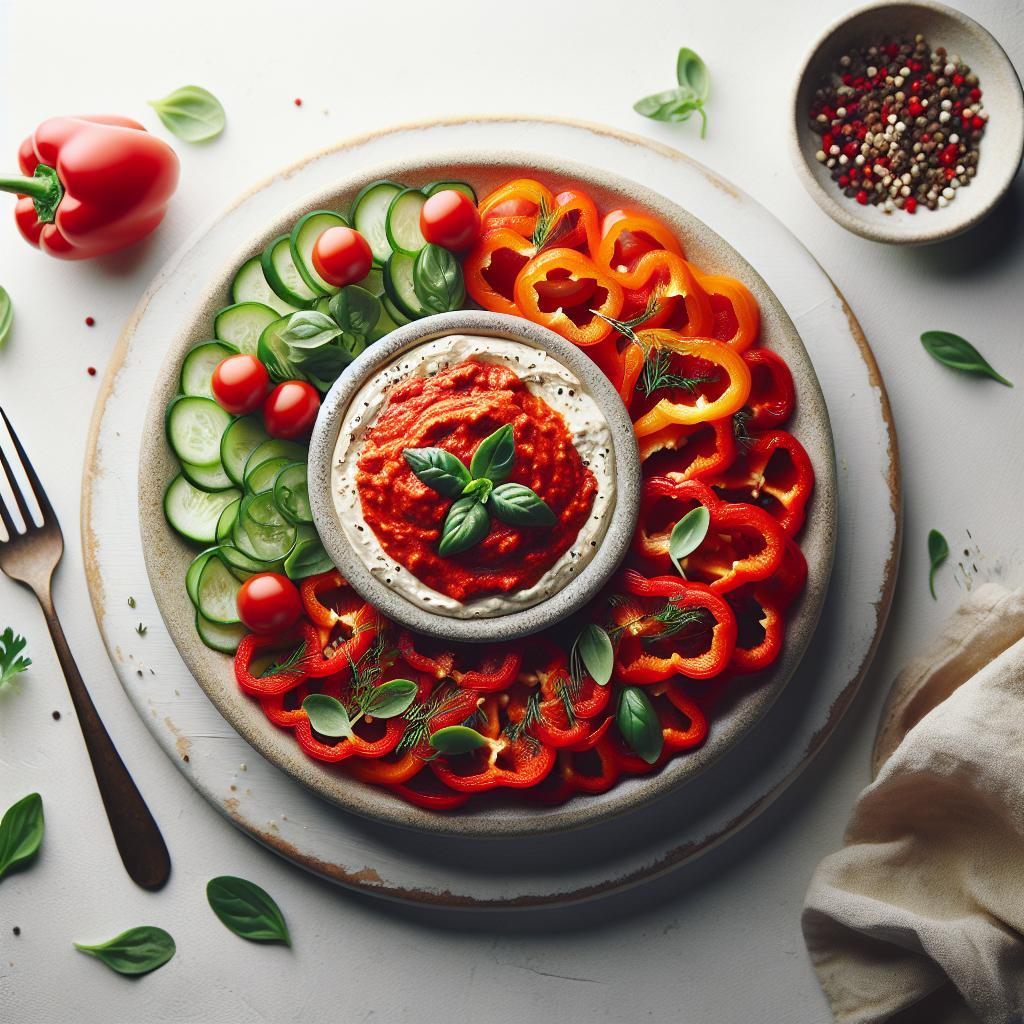 Bold and Bright: Mastering Roasted Red Pepper Dip Magic