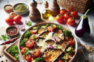 Southern Comfort Meets Italian Flair: Baked Eggplant Parmesan Bowl