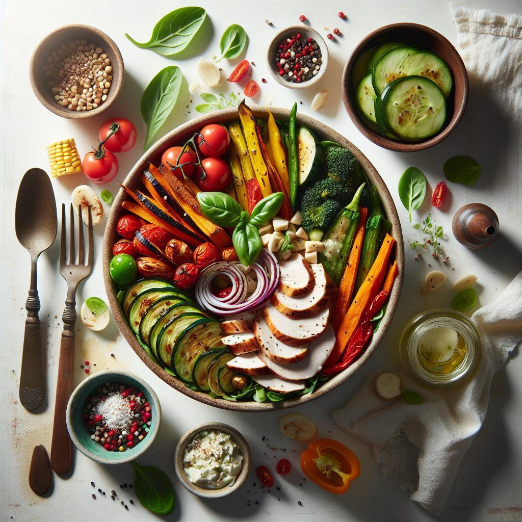 Savor the Season: Roasted Vegetable & Turkey Bowl Delight