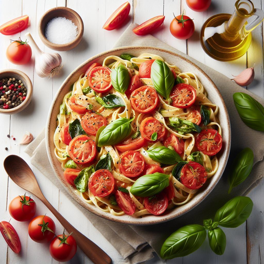 Savor the Flavor: Creamy Tomato Basil Pasta Recipe Unveiled
