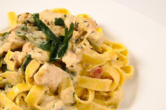 Savor Creamy Garlic Turkey Pasta: A Flavorful Delight