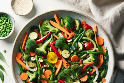 Wholesome Veggie Stir: A Colorful Twist on Classic Flavors