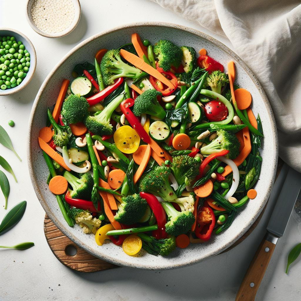 Wholesome Veggie Stir: A Colorful Twist on Classic Flavors