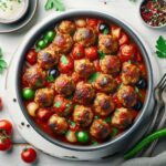 Savory Turkey Meatballs Simmered in Rich Marinara Sauce