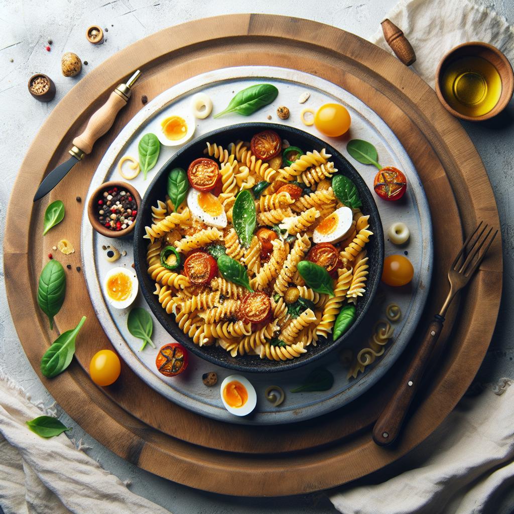 Perfectly Crispy Baked Fusilli Pan: A Flavorful Twist