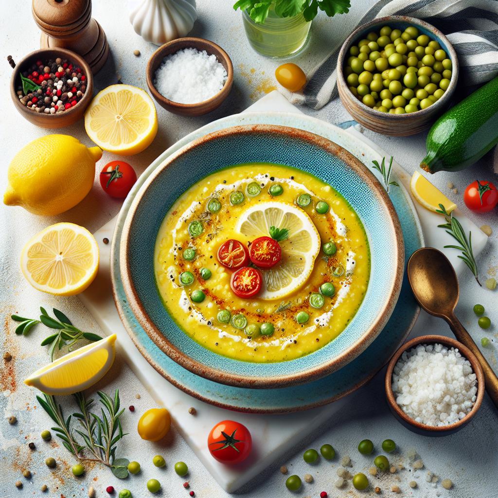 Zesty Greek Lemon Soup: A Tangy Taste of Tradition