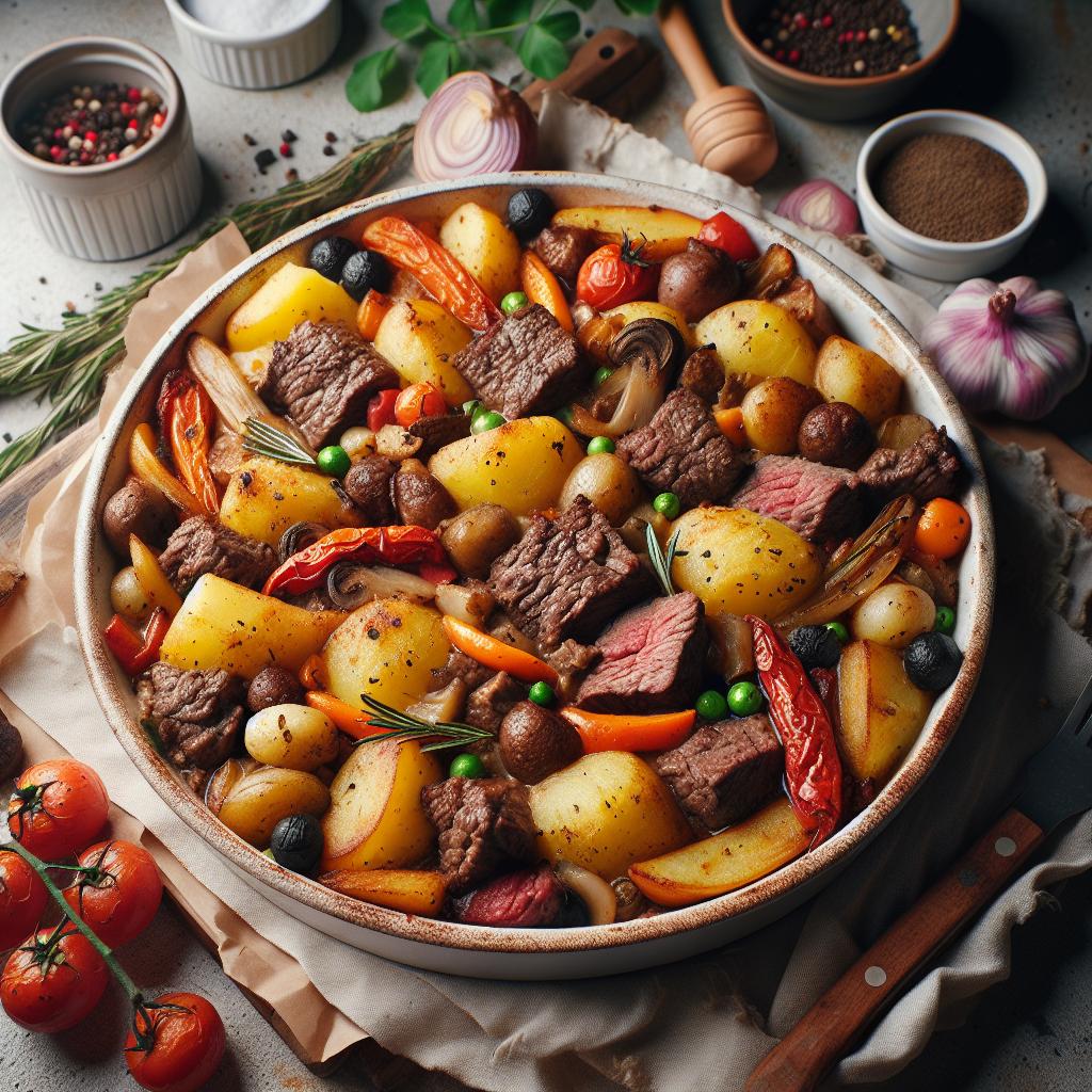 Hearty Beef and Potato Casserole: Comfort in Every Bite