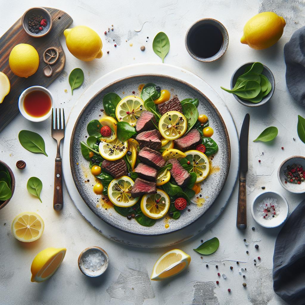 Zesty Beef Lemon Delights: A Tangy Twist on Classic Flavor