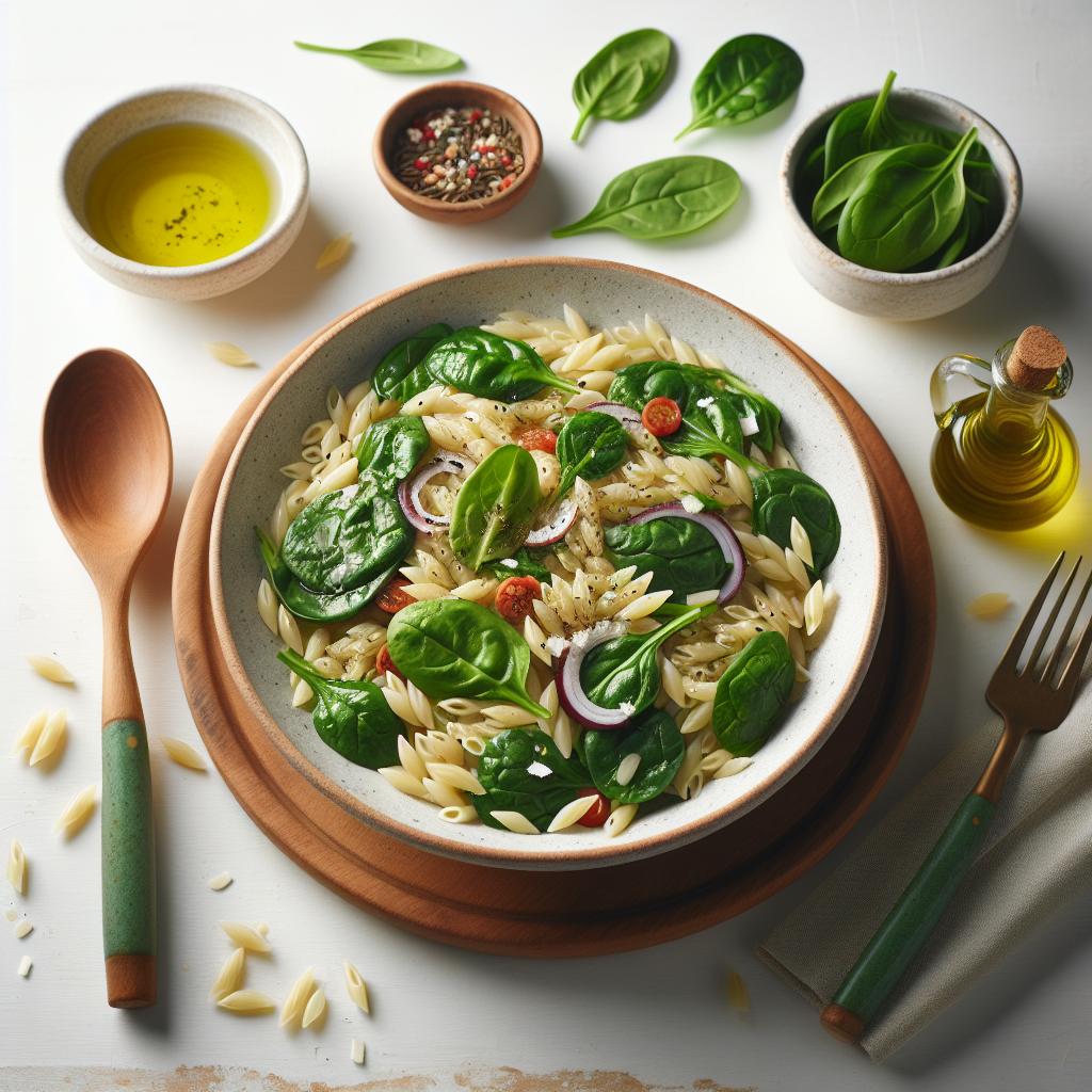 Mediterranean Delight: Savor the Flavor of Greek Orzo Spinach